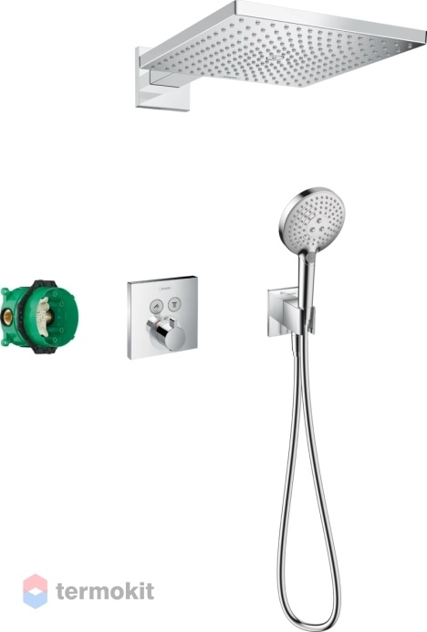 Душевой комплект скрытого монтажа Hansgrohe Raindance E хром 27952000