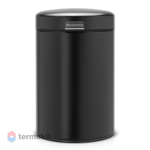 Мусорный бак Brabantia NewIcon настенный 3л черный матовый 116247