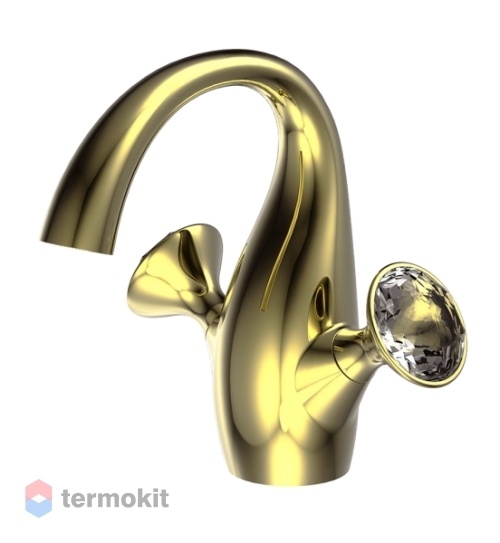 Смеситель для раковины Bravat Swan Gold F14287G-ENG