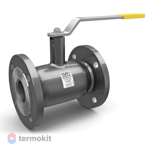 Кран шаровой стальной фланцевый LD Ду50 Ру40 неполнопроходной