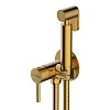 Встраиваемый смеситель с гигиеническим душем WasserKRAFT золото матовое A70838