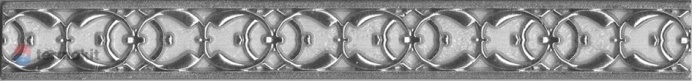 Керамическая плитка Aparici Alhambra +31570 Silver Moldura бордюр 3,5x29,75