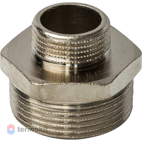 STOUT Ниппель переходной НН 1 1/4" x 3/4" никелированный