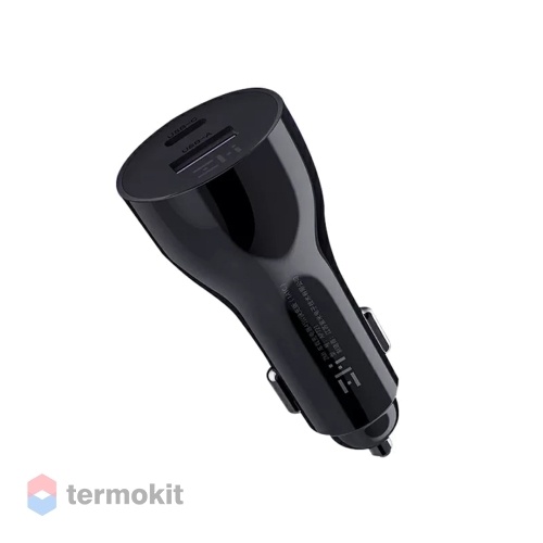 АЗУ ZMI Xiaomi Metal Car Charger 45W Dual Port (USB/Type-C) (CZCDQ02ZM)(AP721)