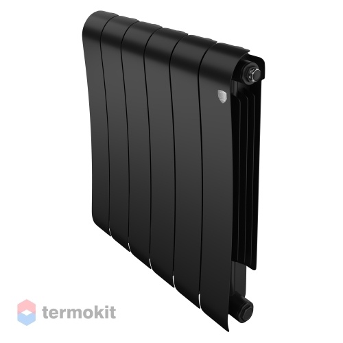 Радиатор Royal Thermo Infinity Noir Sable 500 x06 \ 06 секций \ биметаллический с боковым подключением