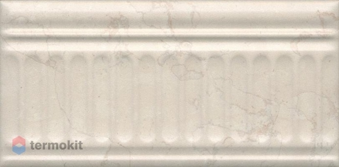 Керамическая плитка Kerama Marazzi Резиденция Бордюр беж структурированный 19027/3F 9,9х20