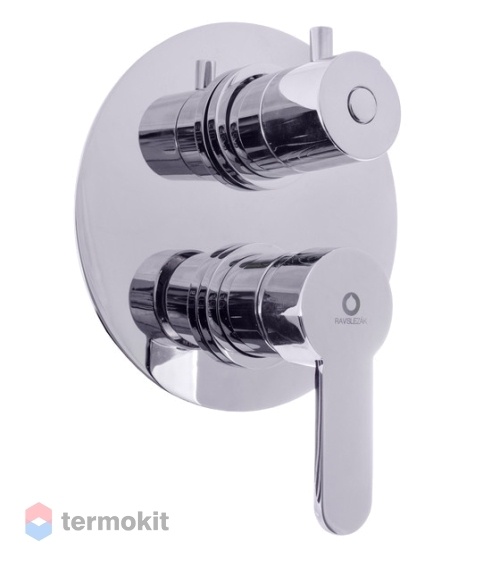 Встраиваемый смеситель для душа RavSlezak ЗАМБЕЗИ хром ZA087.3