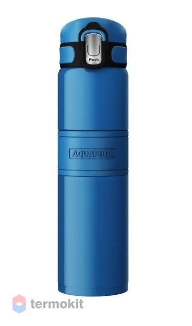 Термобутыль Аквафор 0,5л, цвет синий