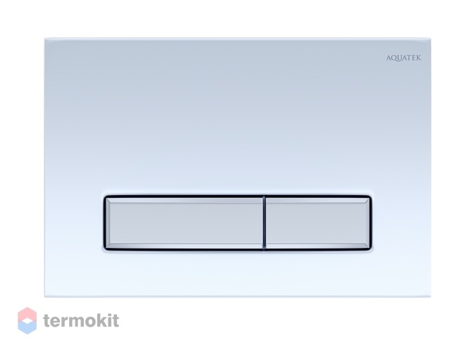Клавиша смыва Aquatek Slim белый глянец KDI-0000022