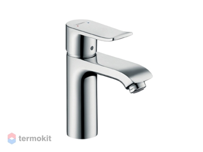 Смеситель для раковины Hansgrohe Metris 110 со сливным гарнитуром 31080000