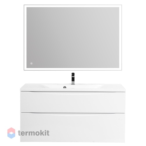 Тумба под раковину BelBagno MARINO-H60 110 подвесная Bianco Lucido MARINO-H60-1100-2C-SO-BL-P