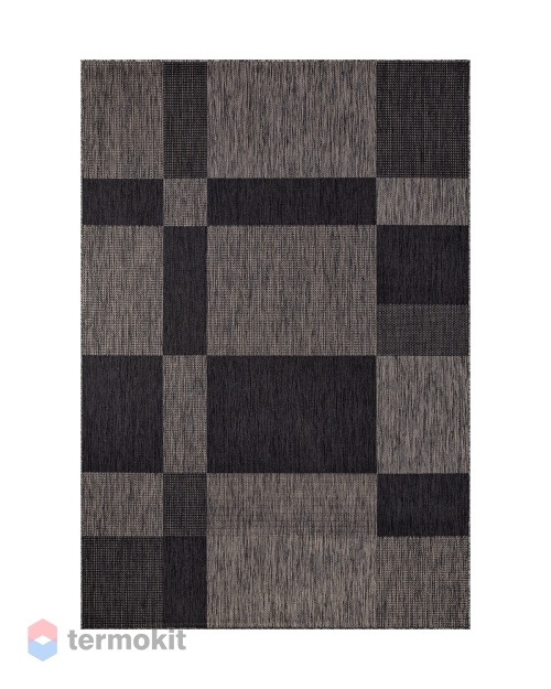 Ковёр Merinos Vegas 160x230 прямоугольный тёмно-серый/чёрный S005