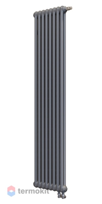 Стальной трубчатый радиатор Arbonia 2180/06 N69 твв с нижним подключением цвет Антрацит металлик