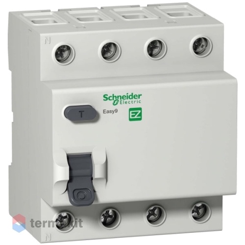 УЗО Easy9 4П 25А 30мА AC 230В Schneider Electric Артикул: EZ9R34425