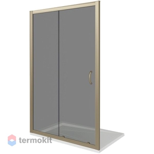 Душевая дверь Good Door JAZZE 1400х1850 бронза (тонированое стекло) ДЖ00034