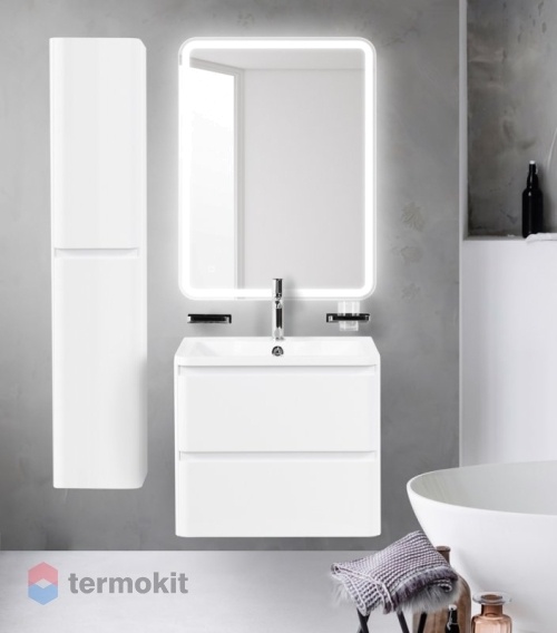 Тумба под раковину BelBagno ALBANO 70 подвесная Bianco Lucido ALBANO-700-2C-SO-BL