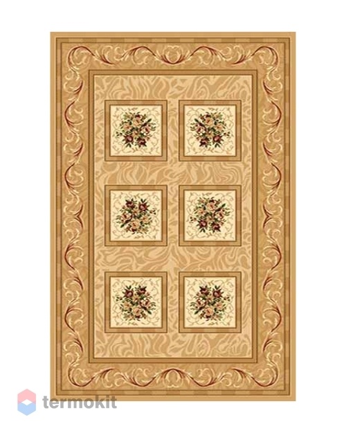 Ковёр Merinos Olympos 80x150 прямоугольный бежевый d065