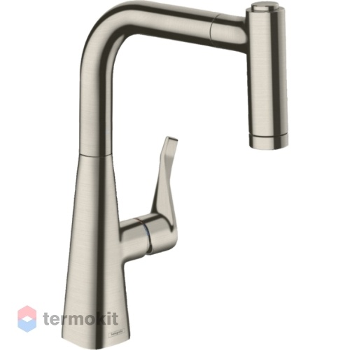 Смеситель для кухни Hansgrohe Metris сталь 73800800