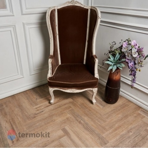 Кварцвиниловая плитка Vinilam Parquet Herringbone Glue Паркет Северный GD11133