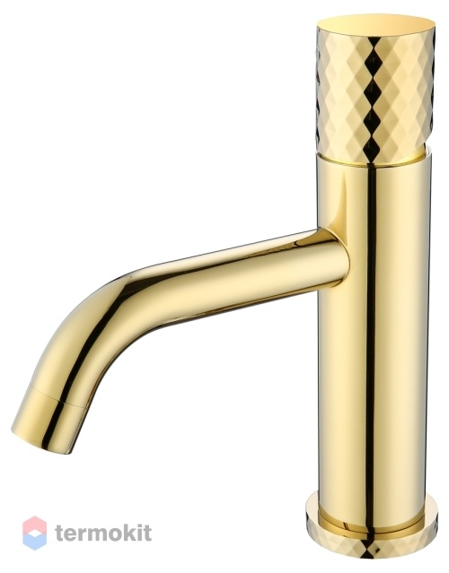 Смеситель для раковины Boheme Stick GOLD DIAMOND GOLD золото 121-GG