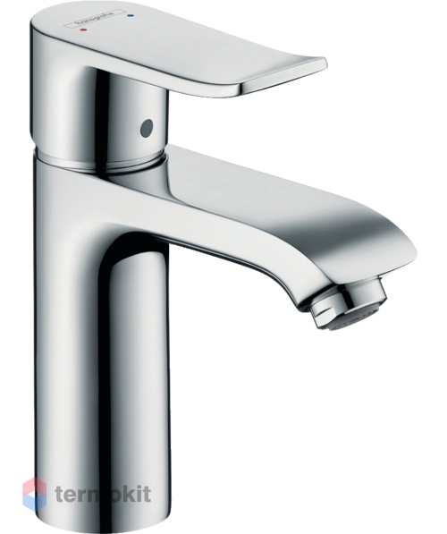 Смеситель для раковины Hansgrohe Metris 110 со сливным гарнитуром 31074000