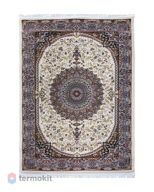 Ковёр Merinos Shahreza 160x220 прямоугольный кремовый/синий d205