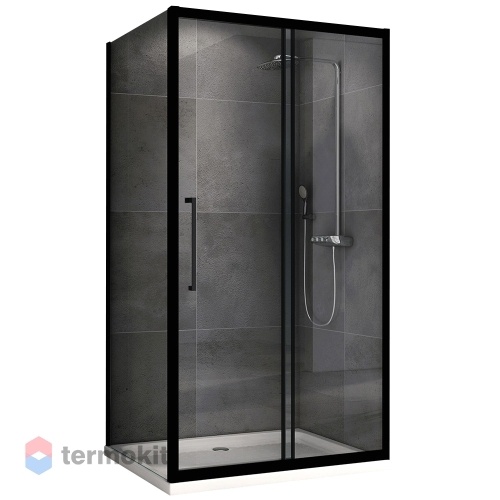 Душевой уголок ABBER Schwarzer Diamant 1950x1100x800 черный AG30110BH-S80B