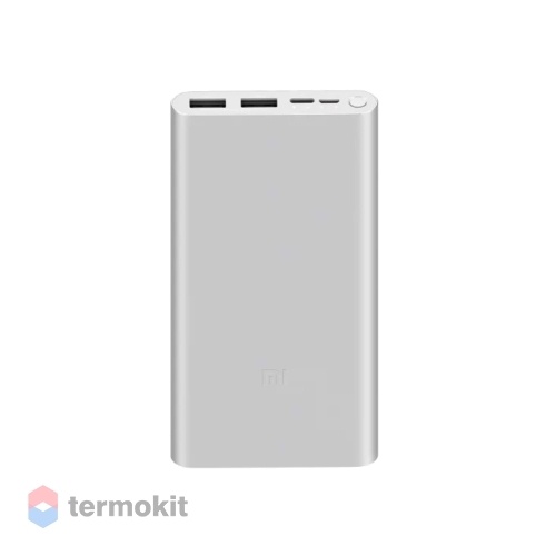 Внешний аккумулятор Xiaomi Power Bank 3 2-USB 10000 mAh Silver (PLM13ZM)