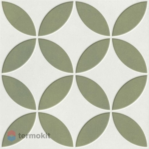 Керамогранит Peronda Mayari Green Petals 22,3x22,3