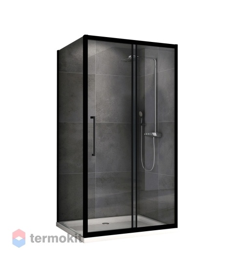 Душевой уголок ABBER Schwarzer Diamant 1950x1000x700 черный AG30100BH-S70B