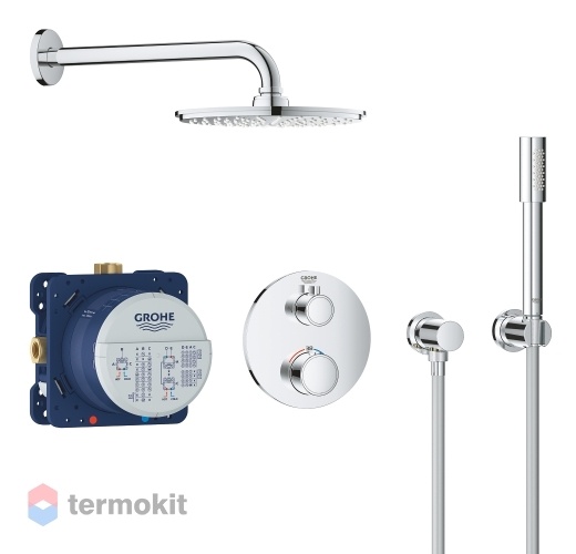 Душевой комплект скрытого монтажа Grohe Grohtherm с темостатом 34732000