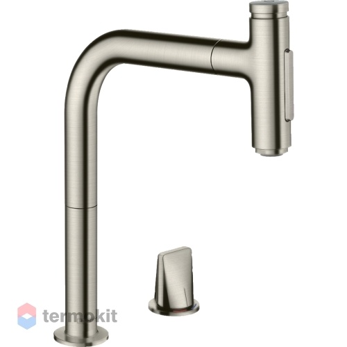 Смеситель для кухни Hansgrohe Metris Select M71 под сталь 73818800