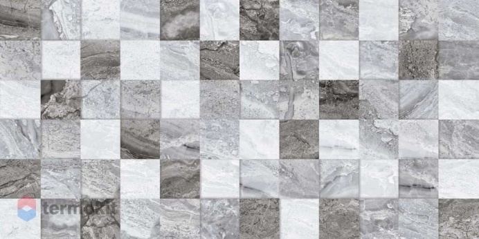 Керамическая плитка Cube Ceramica Prado Mosaic Gray настенная 30x60