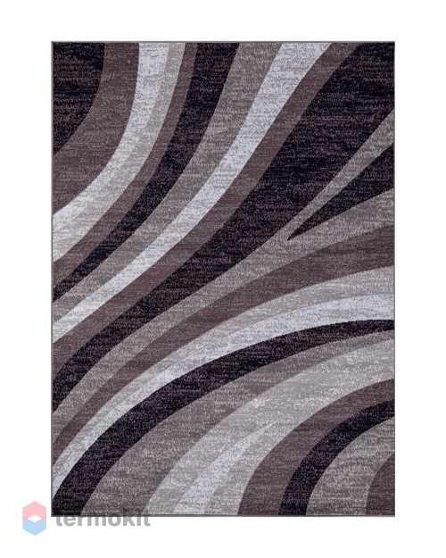 Ковёр Merinos Silver 100x200 прямоугольный серый/пурпурный d234