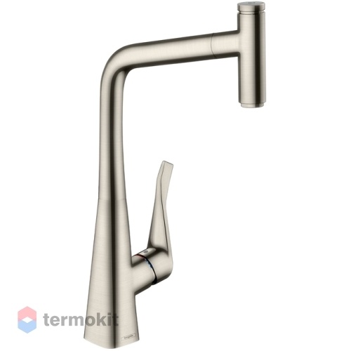 Смеситель для кухни Hansgrohe Metris Select M71 сталь 14884800