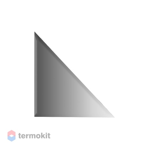 Зеркальная плитка с фацетом EVOFORM REFRACTIVE 25x25 Серебро BY 1516