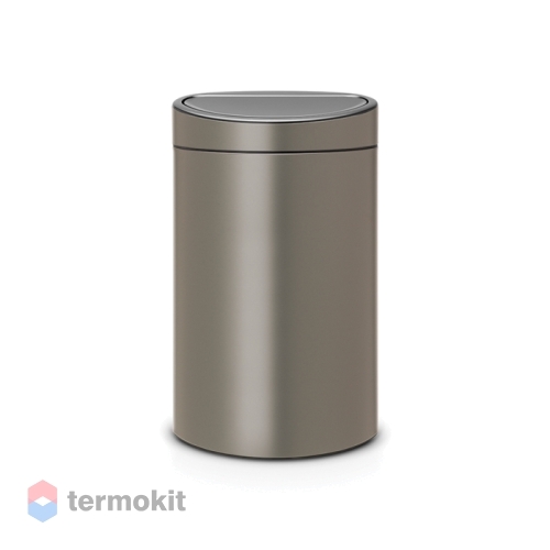 Мусорный бак Brabantia Touch Bin New 40 л платиновый 114908