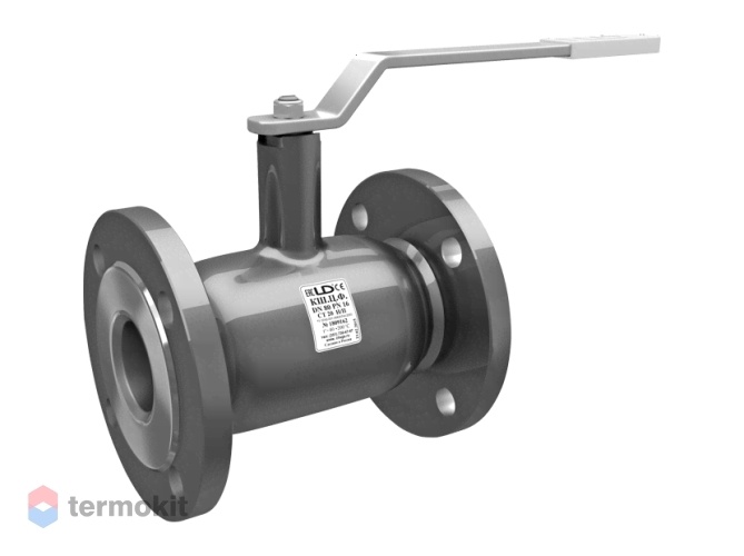 Кран шаровой стальной фланцевый LD Ду125/100 Ру16 неполнопроходной