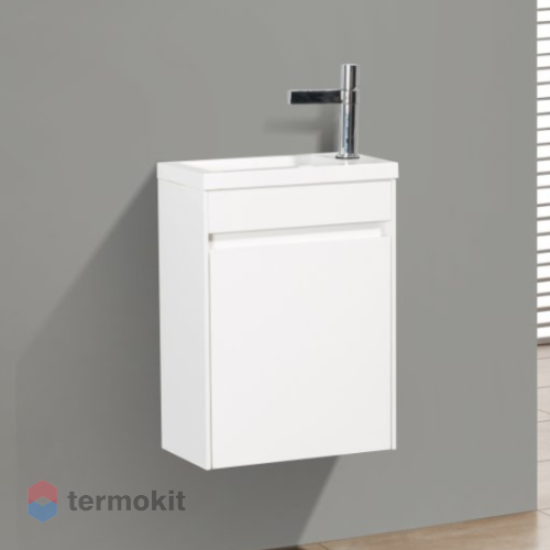 Тумба под раковину BelBagno PIETRA MINI 45 подвесная правая Bianco Lucido PIETRA MINI-460-1A-SO-BL-R