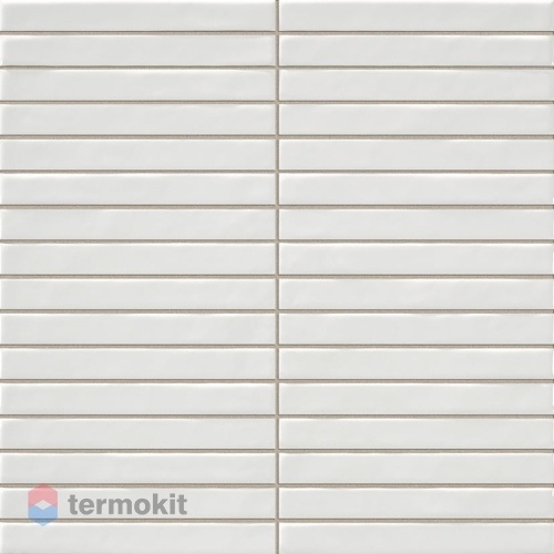 Керамическая плитка La Platera Kromo Pencil White настенная 35x35