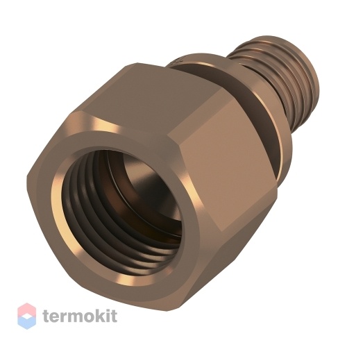 Соединение Tece прямое с внутренней резьбой 16x1/2" бронза