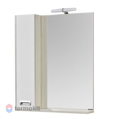 Зеркальный шкаф Aquaton Бекка PRO 70 подвесной белый глянец 1A214702BAC20