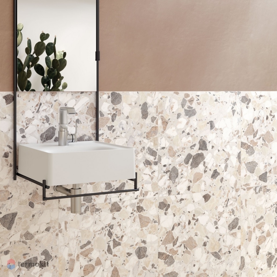 Декор Vitra Marble-x терраццо Лаппато ректификат 60х60